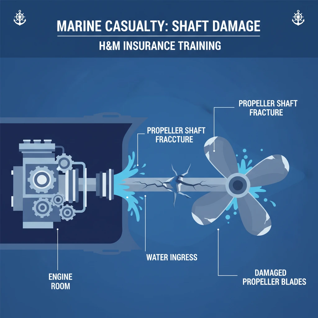 آسیب شفت و پروانه - خسارت دریایی